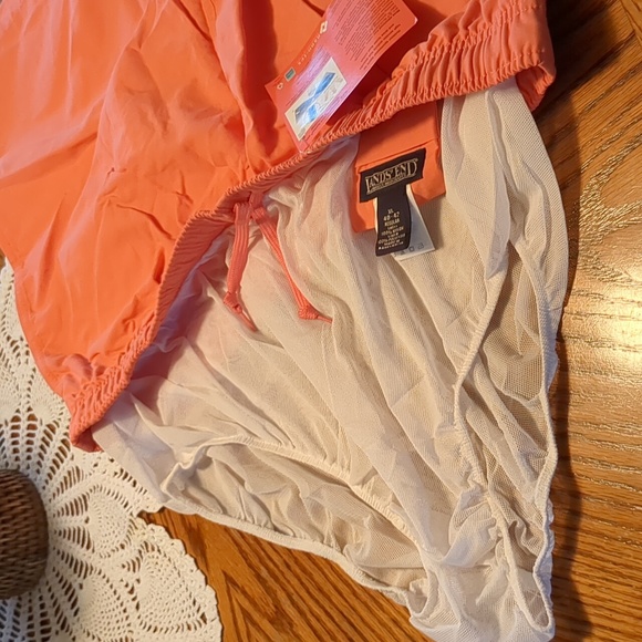 Lands' End Men's 6" Volley Swim Trunk Coral XL - Picture 3 of 10
